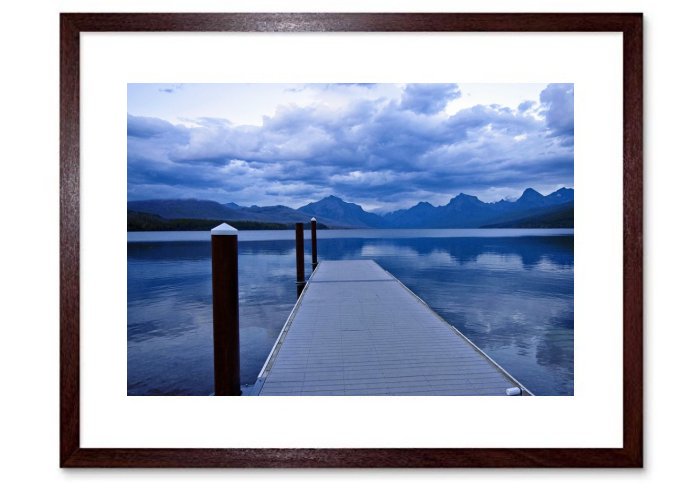 Apgar Dock Glacier National Park Montana Landscape